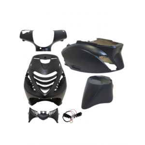 KIT CARENAGE ZIP SP NOIR MAT + LAMPE LED