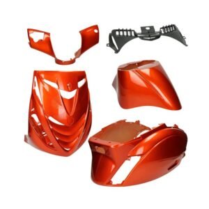 KIT CARENAGE ZIP SP AMBRE ROUGE METALLIQUE