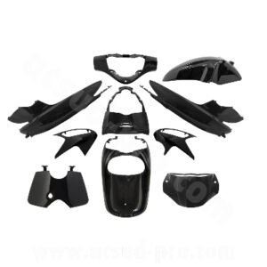 KIT CARROSSERIE ADAPT. HONDA SH 125-150CC 2005-2008 NOIR (10 PIECES)