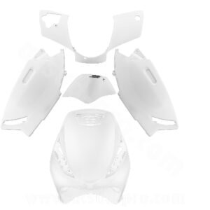 KIT CARROSSERIE ADAPT. PIAGGIO ZIP 50 2T 2000> BLANC AC (5 PIECES)