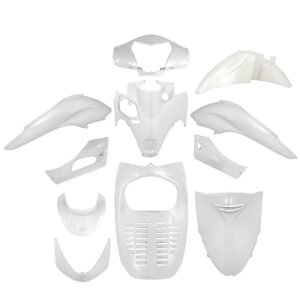 KIT CARROSSERIE ADAPT. HONDA SH 300 I 2007-2010 BLANC PERLE (11 PIECES)