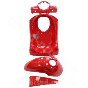 KIT CARROSSERIE ADAPT. PIAGGIO LIBERTY 50 / 125 / 150 / 200cc 2004-2014 (4 PIECES) ROUGE