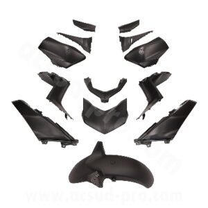 KIT CARROSSERIE ADAPT. YAMAHA XMAX 125-300CC 2023-2026 NOIR MAT (13 PIECES)