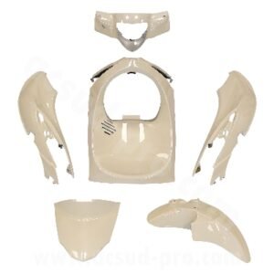 KIT CARROSSERIE ADAPT. PIAGGIO LIBERTY 50-125CC 2015-2023 ( 6 PIECES) BLANC PERLE