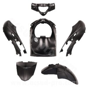 KIT CARROSSERIE ADAPT. PIAGGIO LIBERTY 50-125CC 2015-2023 ( 6 PIECES) NOIR MAT