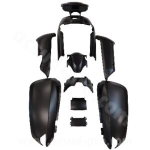 KIT CARROSSERIE ADAPT. TNT MOTOR HALO (11 PIECES) NOIR MAT