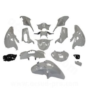 KIT CARROSSERIE ADAPT. HONDA SH 125-150CC 2020-2024 GRIS NARDO (15 PIECES)