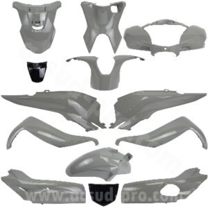 KIT CARROSSERIE ADAPT. HONDA SH 125-150CC 2017-2019 GRIS NARDO NHC61 (13 PIECES)